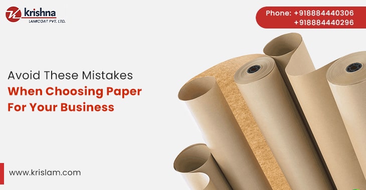 Avoid These Mistakes When Choosing Paper For Your Business